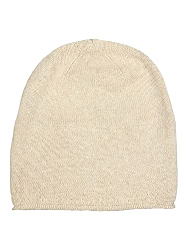 Zwillingsherz Mütze Beanie Slouch mit Kaschmir für Mädchen Jungen Kinder - Hochwertige Cashmere Cap Kappe im Uni Muster Motiv - Perfekt für Frühjahr Sommer Herbst Winter - Warme Haube von Zwillingsherz