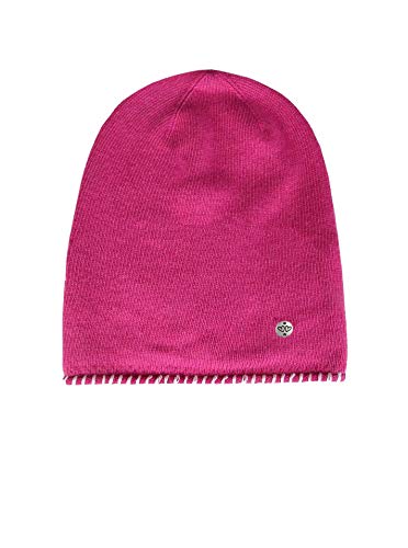 Zwillingsherz Mütze Beanie Slouch mit Kaschmir für Mädchen Kinder Uni - Hochwertige Cashmere Cap Kappe im Uni Design - Perfekt für Sommer Herbst Winter - Warme Haube mit weichem Fleece von Zwillingsherz