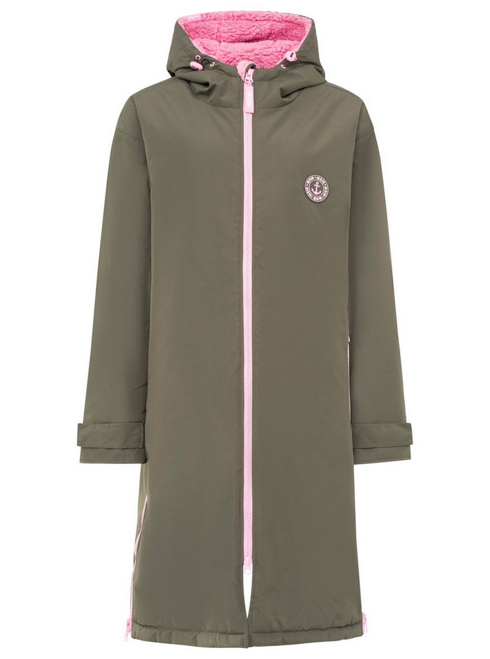 Zwillingsherz Outdoorjacke Zwillingsherz Oversize Windjacke Surferjacke Long von Zwillingsherz