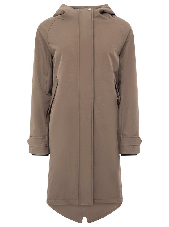 Zwillingsherz Parka "Keep Smiling" Druckknöpfe, Kapuze, Reißverschluss, Seitliche Taschen von Zwillingsherz