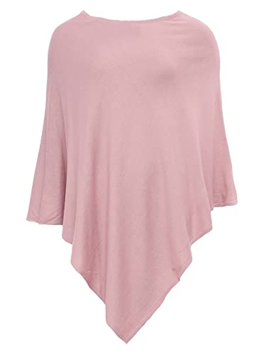 Zwillingsherz Poncho mit Kaschmir - Hochwertiges Cape für Damen - XXL Umhängetuch und Tunika mit Ärmel - Strick-Pullover - Sweatshirt - Stola für Sommer und Winter von Cashmere Dreams alt von Zwillingsherz