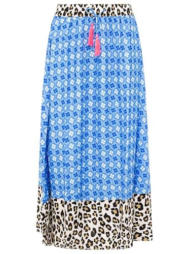 Zwillingsherz Rock Maxirock Midirock bunt Gemustert mit Gummibung L/XL von Zwillingsherz