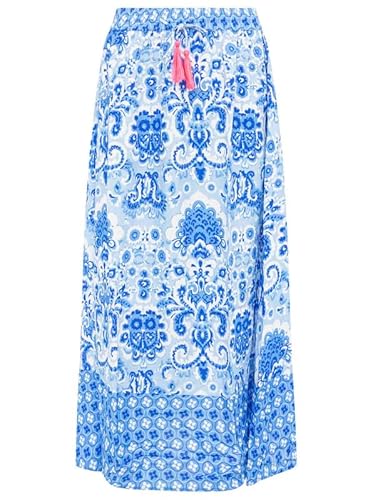 Zwillingsherz Rock Maxirock Midirock bunt Gemustert mit Gummibung L/XL von Zwillingsherz