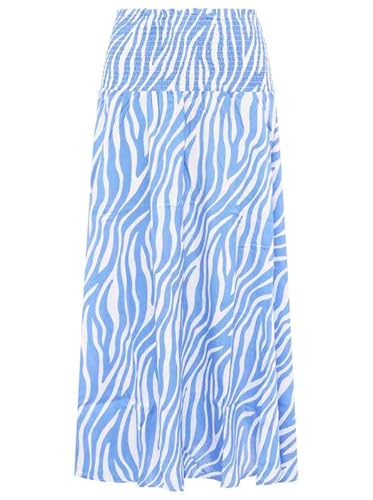 Zwillingsherz Rock mit Muster Damen bunt Elastischer Bund Boho von Zwillingsherz