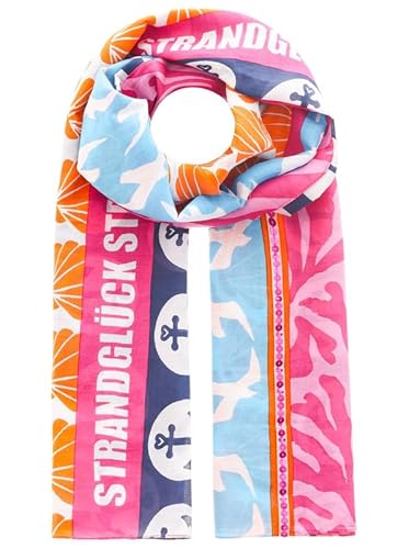 Zwillingsherz Schal Damen Halstuch viele verschiedene Muster Freizeit 80% Baumwolle 20% Seide von Zwillingsherz