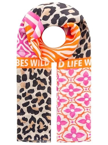 Zwillingsherz Schal Damen Halstuch viele verschiedene Muster Freizeit 80% Baumwolle 20% Seide von Zwillingsherz
