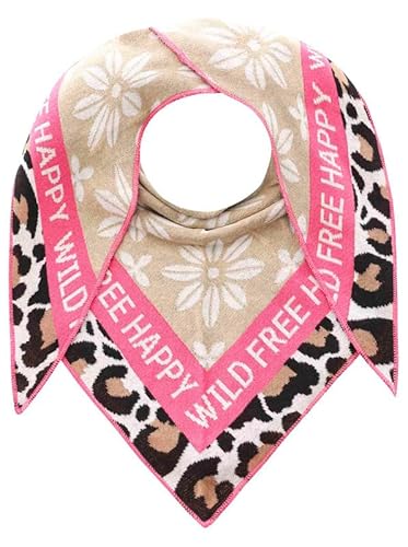 Zwillingsherz Schal Dreieckstuch Damen Halstuch viele verschiedene Muster Freizeit 50% Baumwolle, 50% Polyacryl von Zwillingsherz