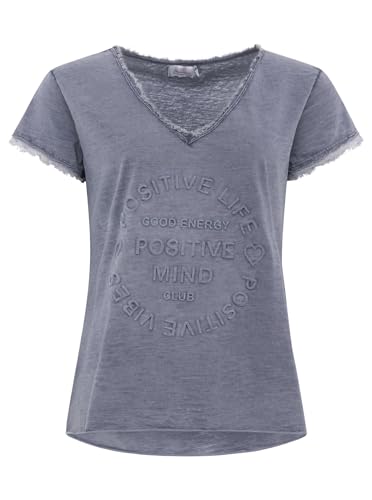 Zwillingsherz Shirt Positiv für Damen Frauen Mädchen - Hochwertiges 100% Baumwolle Oberteil kuschelig weich Sommer Kurzarm Hemd Tail Top V Ausschnitt Fransen Ärmel Zwillingsherz Shirt Positiv für Damen Frauen Mädchen - Hochwertiges 100% Baumwolle Oberteil kuschelig weich Sommer Kurzarm Hemd Tail Top V Ausschnitt Fransen Ärmel von Zwillingsherz