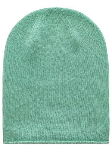 Zwillingsherz 100% Kaschmir Slouch-Beanie – Strickmütze aus Cashmere – Hochwertige Mütze für Damen – Wintermütze One Size – Weiche & warme Mütze – Premium Qualität für Herbst, Winter & Frühling von Zwillingsherz