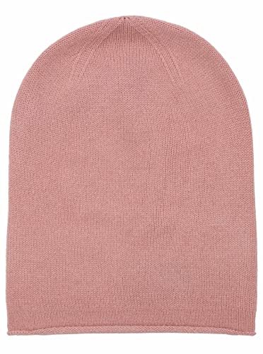 Zwillingsherz Slouch-Beanie-Mütze aus 100% Kaschmir - Hochwertige Strickmütze für Damen Mädchen Jungen - Hat - Unisex - One Size - warm und weich im Sommer Herbst und Winter - altr von Zwillingsherz