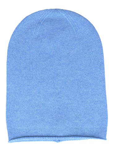 Zwillingsherz Slouch-Beanie-Mütze aus 100% Kaschmir - Hochwertige Strickmütze für Damen Mädchen Jungen - Hat - Unisex - One Size - warm und weich im Sommer Herbst und Winter - hbl von Zwillingsherz