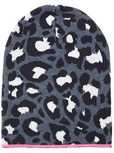 Zwillingsherz Slouch-Beanie-Mütze mit Baumwolle - Hochwertige Strickmütze mit Leo Design für Damen Mädchen Jungen 2020 - Hat - One Size - Frühjahr Sommer Herbst und Winter - JNS p von Zwillingsherz