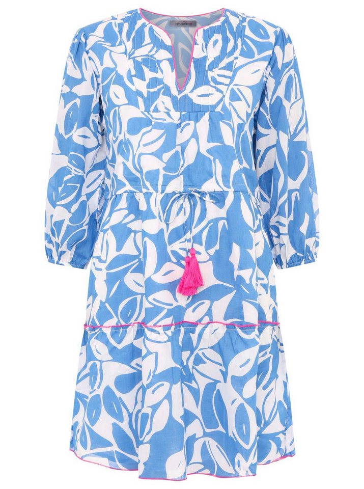 Zwillingsherz Sommerkleid Zwillingsherz Kleid Blätter Zweifarbig Tasseln von Zwillingsherz