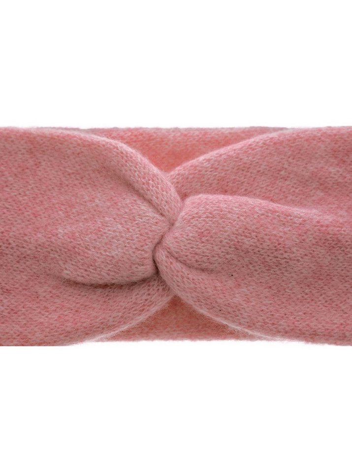 Zwillingsherz Stirnband "Classic" Knoten vorn, Cashmere, Feinstrick von Zwillingsherz