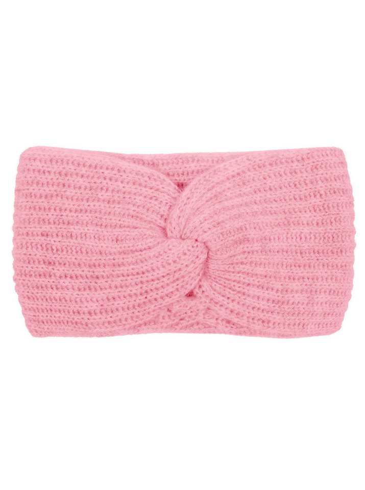 Zwillingsherz Stirnband "Rippe" breit, gerippt, mit Knotendetail von Zwillingsherz