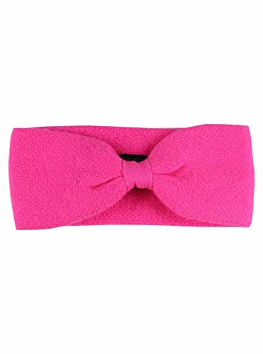 Zwillingsherz Stirnband aus 100% Kaschmir - Hochwertiges Kopfband im Uni Design für Damen Frauen Mädchen - Wolle - Haarband – warm und weich perfekt für Frühjahr Herbst Winter - n pink von Zwillingsherz