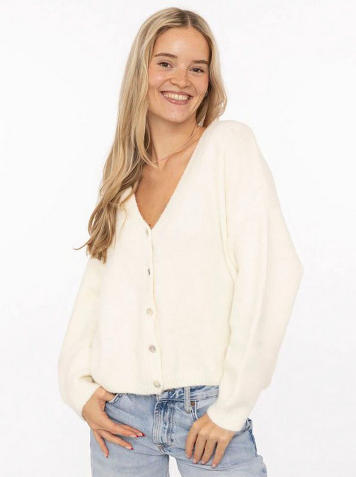 Zwillingsherz Strickjacke "Knöpfe" kuschelig, mit kleinen Knöpfen und Wollanteil von Zwillingsherz