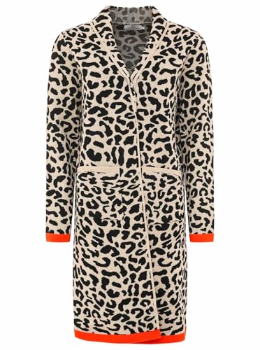 Zwillingsherz Strickjacke Leo Cardigan für Damen Frauen - Hochwertiger Mantel Überwurf warm weich und kuschelig - Perfekt für Frühjahr Herbst Winter - Cape Umhang mit weichem Strick von Zwillingsherz