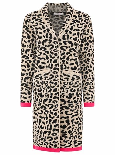 Zwillingsherz Strickjacke Leo Cardigan für Damen Frauen - Hochwertiger Mantel Überwurf warm weich und kuschelig - Perfekt für Frühjahr Herbst Winter - Cape Umhang mit weichem Strick von Zwillingsherz