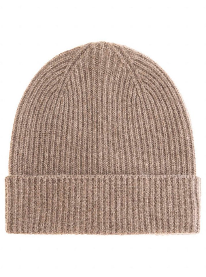 Zwillingsherz Strickmütze 100% Kaschmir Umschlagmütze von Zwillingsherz