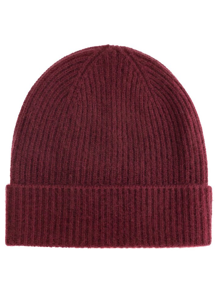 Zwillingsherz Strickmütze 100% Kaschmir Umschlagmütze von Zwillingsherz