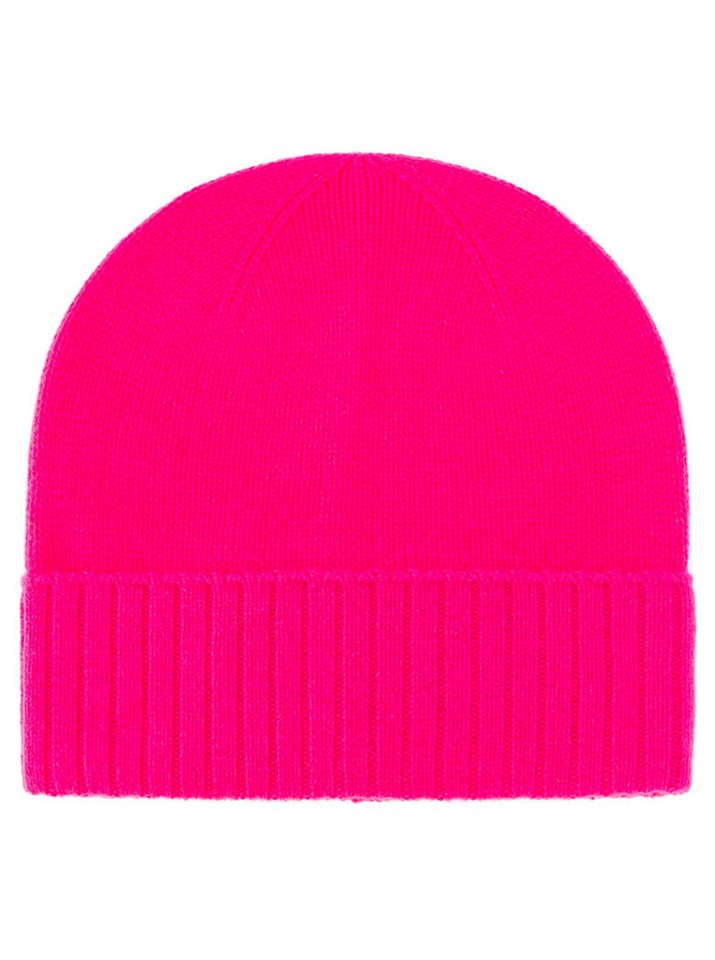 Zwillingsherz Strickmütze Kaschmir Mütze Gerippter-Umschlag von Zwillingsherz