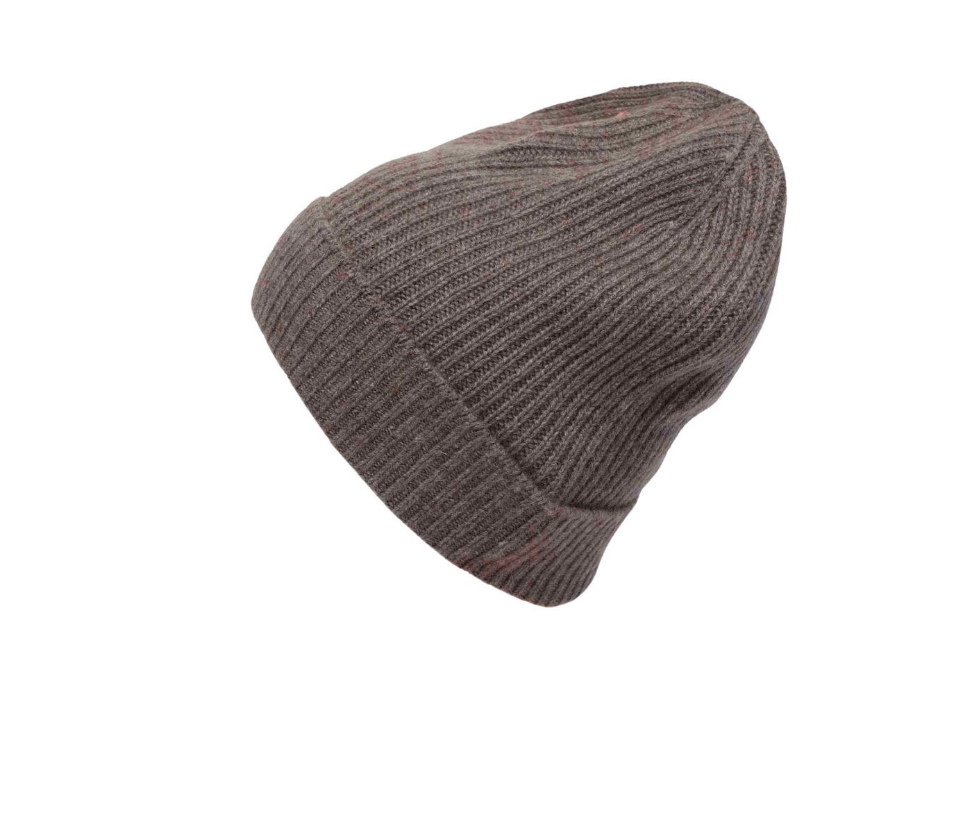 Zwillingsherz Strickmütze Zwillingsherz Damen Mütze Beanie aus 100 % Kaschmir Breiter Umschlag von Zwillingsherz