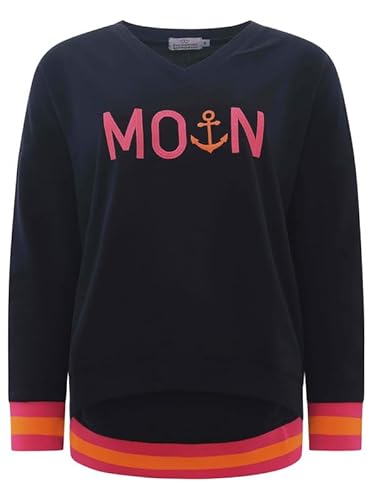 Zwillingsherz Damen Pullover Hoodie Sweatshirt Pulli Hoody mit Kapuze Damenbekleidung Herbst Übergangspullover Moin Hoodie Kapuzenpullover Wintermode Frauen von Zwillingsherz