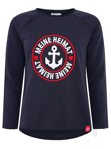 Zwillingsherz Pullover Damen Hoodie Sweatshirt Übergangspullover Herbst und Wintermode Frauen Größe S bis XXL von Zwillingsherz