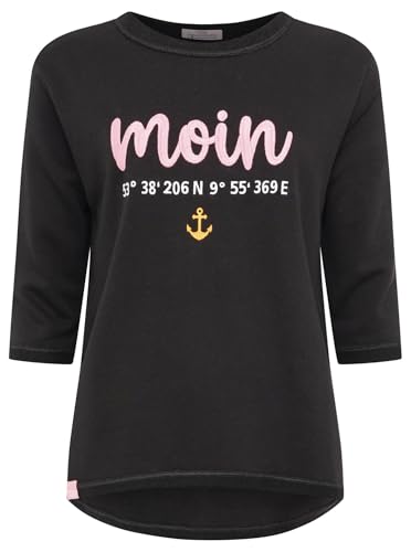 Zwillingsherz Pullover Damen Hoodie Sweatshirt Übergangspullover Herbst und Wintermode Frauen Größe S bis XXL von Zwillingsherz