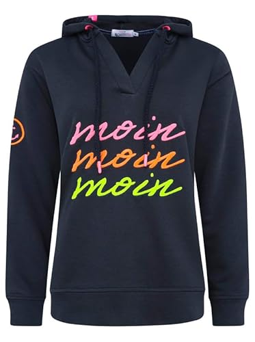 Zwillingsherz Damen Pullover Hoodie Sweatshirt Pulli Hoody mit Kapuze Damenbekleidung Herbst Übergangspullover Moin Hoodie Kapuzenpullover Wintermode Frauen von Zwillingsherz