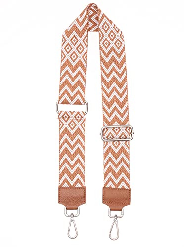 Zwillingsherz Taschengurt gemustert - Austauschbares verstellbares Gurtband zum Umhängen für Damen Frauen Mädchen – Crossbag Schultertasche Bauchtasche Geldbörse Umhängetasche von Zwillingsherz