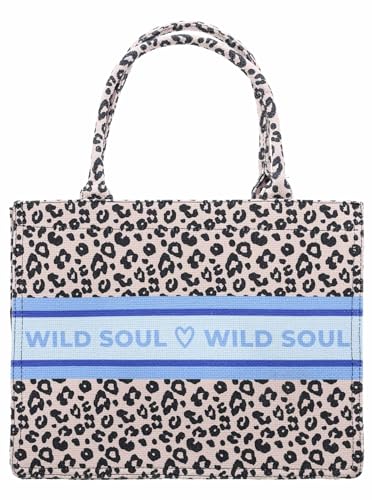 Zwillingsherz Tote Bag Shopper mit Reißverschluss - Hochwertige Tasche groß & bedruckt für Strand & Urlaub - Damen Frauen Mädchen – Sommer Schultertasche Strandtasche von Zwillingsherz