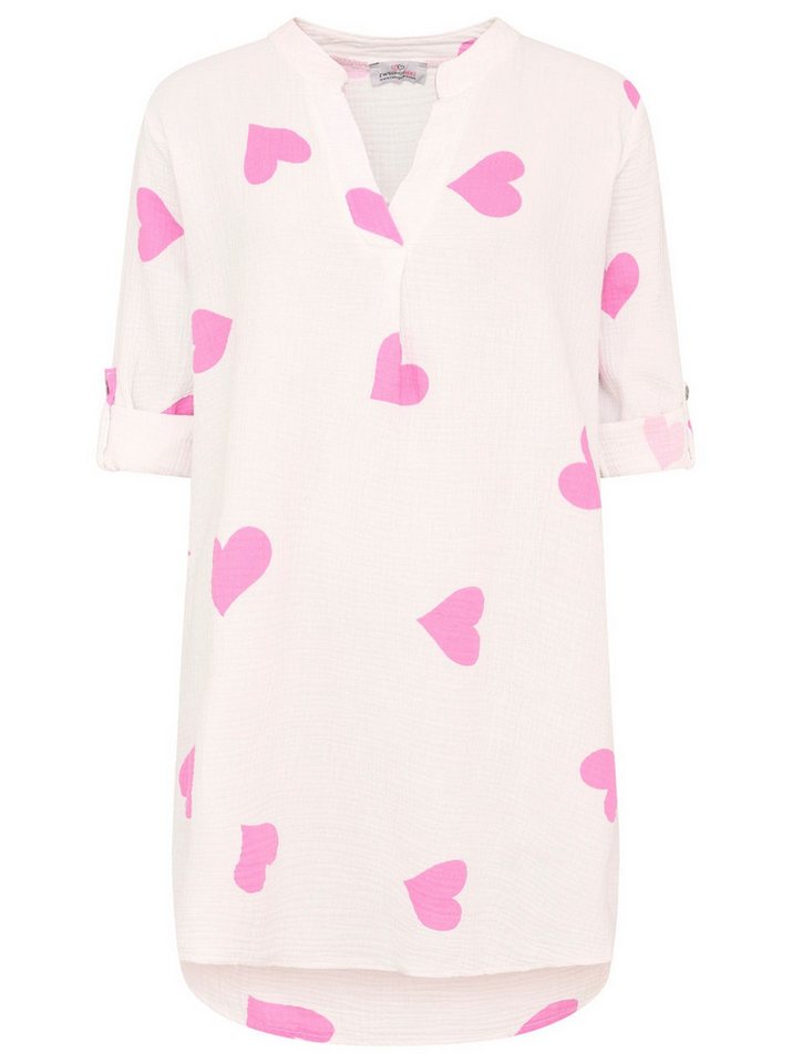 Zwillingsherz Tunikakleid Musselin Tunika/Kleid mit Herzen von Zwillingsherz