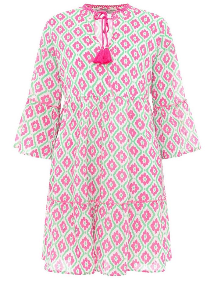 Zwillingsherz Tunikakleid Zwillingsherz Kleid Tunikakleid Raute Print von Zwillingsherz