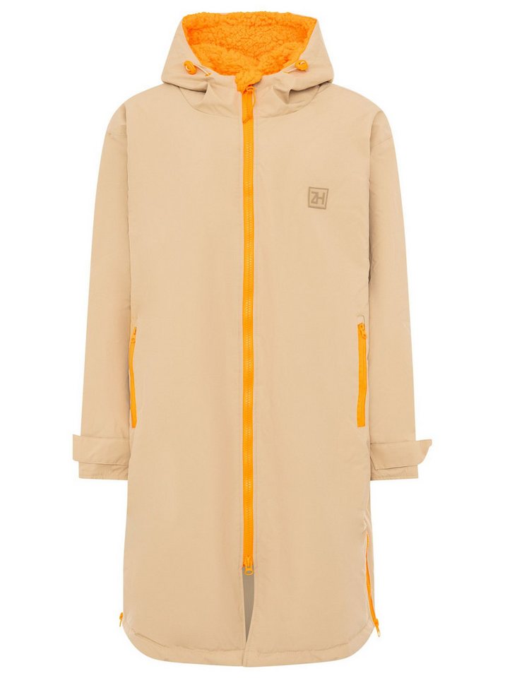 Zwillingsherz Windbreaker Oversize "Windjacke" Seitentaschen, Kapuze, Weicher Stoff, Fällt größer aus von Zwillingsherz