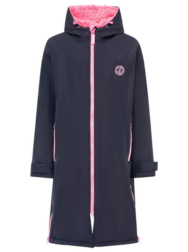 Zwillingsherz Windbreaker Oversize "Windjacke" Seitentaschen, Kapuze, Weicher Stoff, Fällt größer aus von Zwillingsherz