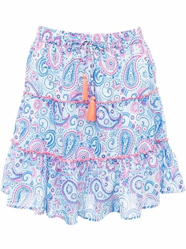 Zwillingsherz schöner kurzer Rock Sommerrock bunt Gemustert S M bis L XL NEU von Zwillingsherz