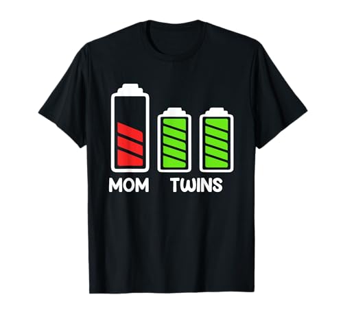 Zwillingsmama 2025 Mom Twins werdende Mama 2025 Babyparty T-Shirt Zwillingsmama 2025 Mom Twins werdende Mama 2025 Babyparty T-Shirt von Zwillingsmama Geschenk werdende Mama 2025