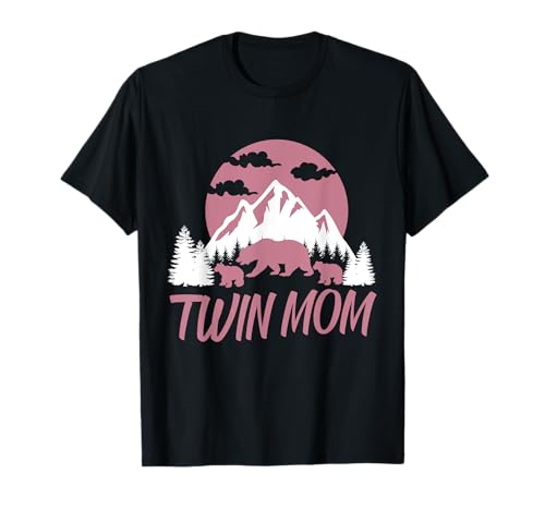 Mama Zwillinge Mutter Geschenk - Muttertag Bär Mami T-Shirt von Zwillingsmama Outfits & Geschenke