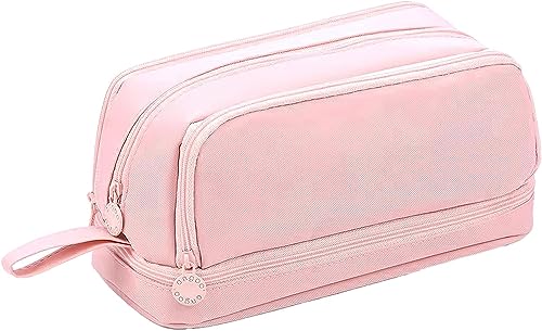 Zxarunas Federmäppchen Federmäppchen Große Kapazität Federmäppchen mit Fächern Niedliche Ästhetische Federmäppchen für Frauen Mädchen Sekundarschulbedarf Kosmetiktasche Stifteetui Stiftebox, B von Zxarunas