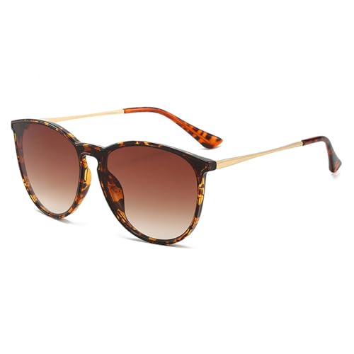 Zxarunas Polarisierte Sonnenbrille, einfache Sonnenschutz-Sonnenbrille, Persönlichkeit, bunter Froschspiegel, ein tolles Geschenk for Verwandte und Freunde(Hawksbill+gradual tea) von Zxarunas