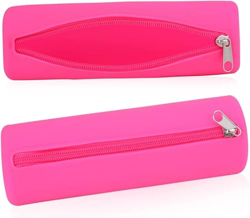 Zxarunas federtasche 1 stücke wasserdichte Bleistift Tasche Silikon Bleistift Tasche Kleine Bleistift Tasche Lagerung Tasche Kosmetische Zipper Tasche Bleistift Fall Schöne mäppchen von Zxarunas