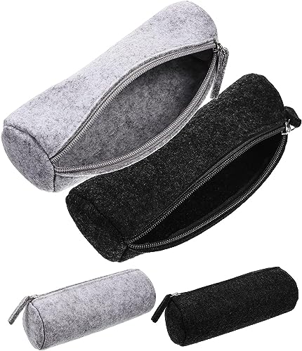 Zxarunas federtasche Reißverschluss-Organizer, 2er-Set, Schreibwarenbox, Reißverschlusstasche, Filz-Federmäppchen, Filz-Organizer für Erwachsene, multifunktionaler Organizer mäppchen von Zxarunas