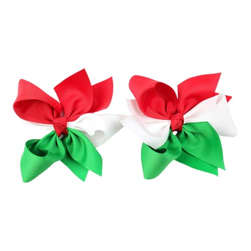 1 Paar Haarspangen für Mädchen, Weihnachtsmotiv, bequemer Stoff, Kopfschmuck, modische Haarnadel für Partys von Zxfdsfdbnm