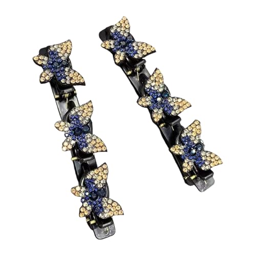 1Pair Shimmering Acrylhaarclip Für Frauen Doppelschicht Design Sicherer Halt Für Hochzeiten Partys Tägliches Styling Zeitgenössischer Haargriff Für Partys von Zxfdsfdbnm