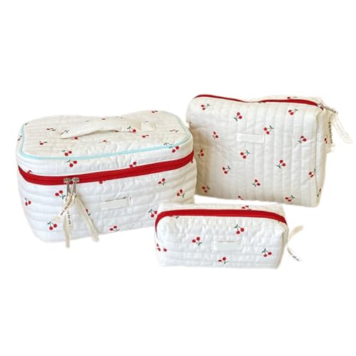 3X/Set Reise Kosmetiktaschen Set Große Kapazität Kulturbeutel Make Up Tasche Kosmetik Stifttasche Für Frauen Und Mädchen von Zxfdsfdbnm