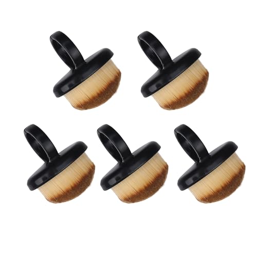 5 Stück Nagel Staubpinsel Nagel Kunst Staub Puder Entferner Make Up Pinsel Maniküre Pinsel Ringe Geformte Nagel Kunst Pinsel von Zxfdsfdbnm