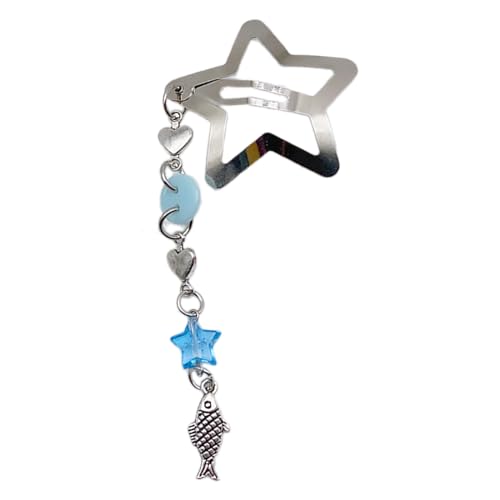 Baumelnde Dopamines Haarclip Sidepin Stern Haarnadel Frauen Friseurstyling Tool Für Seitenhaar 2000er Koreanischer Stil Haarsperrte von Zxfdsfdbnm