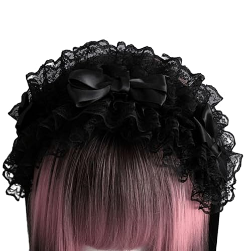 Elegante Spitzen, Stirnbänder, Schleifen, Dekoration, Haarband, raffinierter Kopfschmuck, geeignet für verschiedene Frisuren Elegante Spitzen, Stirnbänder, Schleifen, Dekoration, Haarband, raffinierter Kopfschmuck, geeignet für verschiedene Frisuren von Zxfdsfdbnm